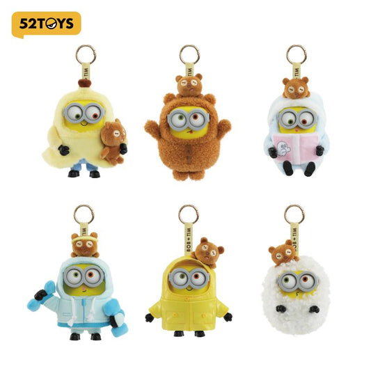 Discover the Adorable 52TOYS Bob & Tim Vinyl Plush Keychain – A Kawaii Gift for All Ages!