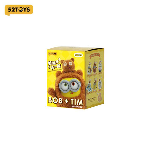 Discover the Adorable 52TOYS Bob & Tim Vinyl Plush Keychain – A Kawaii Gift for All Ages!
